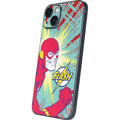 DC Comics The Flash Classic Art Smile Blast iPhone 14 Plus Skin
